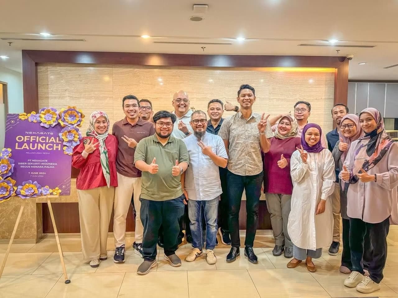 The official launch of PT Nexagate in Jakarta, Indonesia (June 2024)