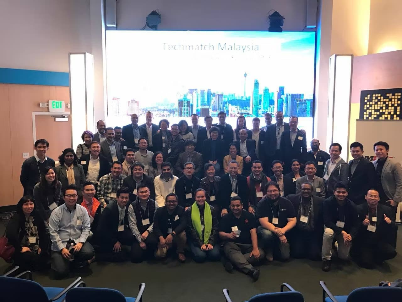 Nexagate MD & CSSO with the rest of Malaysian Delegates at the US Silicon Valley Techmatch day - pitching to potential Silicon Valley investors and partners. (December 2016)